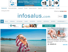 Tablet Screenshot of infosalus.com